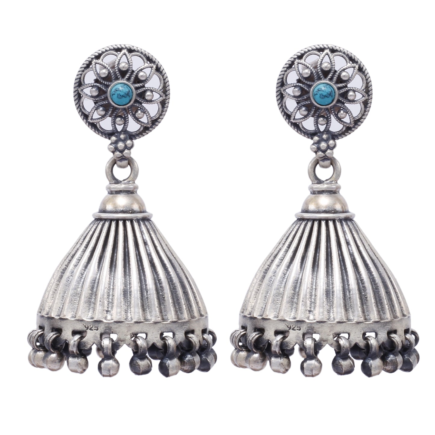 Hanging Dome Shape Jhumka Earrings