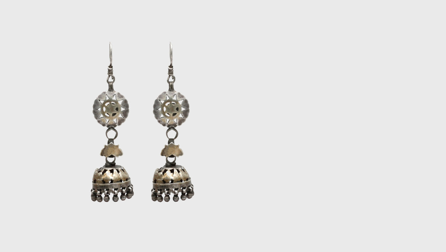 Trending Handcrafted 92.5 Silver Jhumka