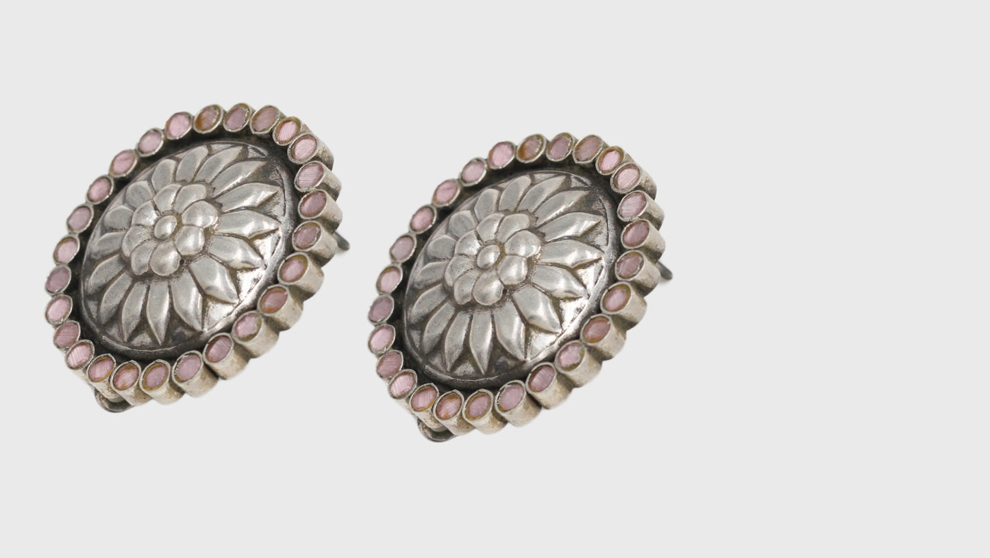 Distinctive Charm: Sangeeta Boochra€™s Silver Earrings