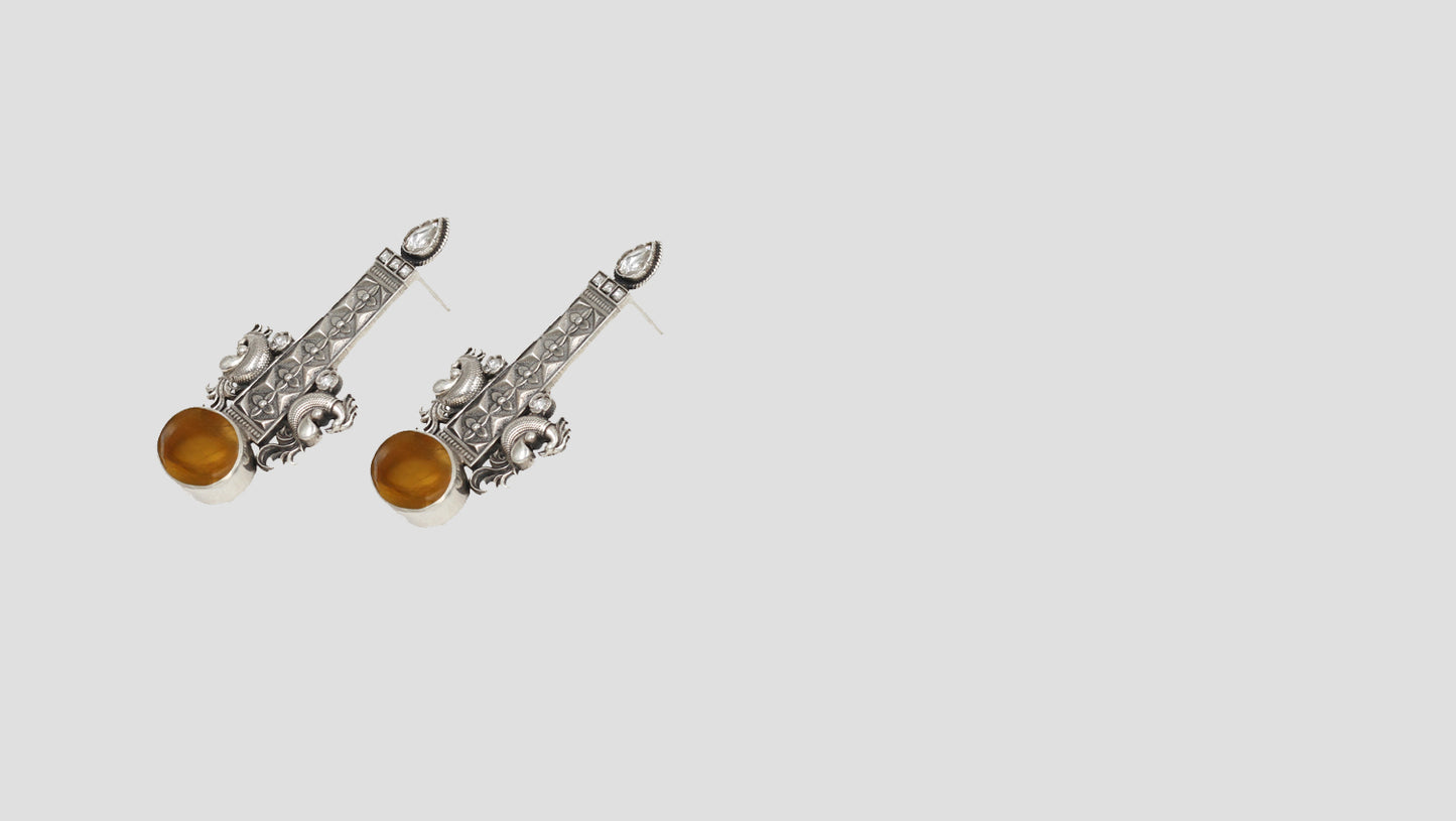 Traditional Silver Handcrafted Earrings by Sangeeta Boochra