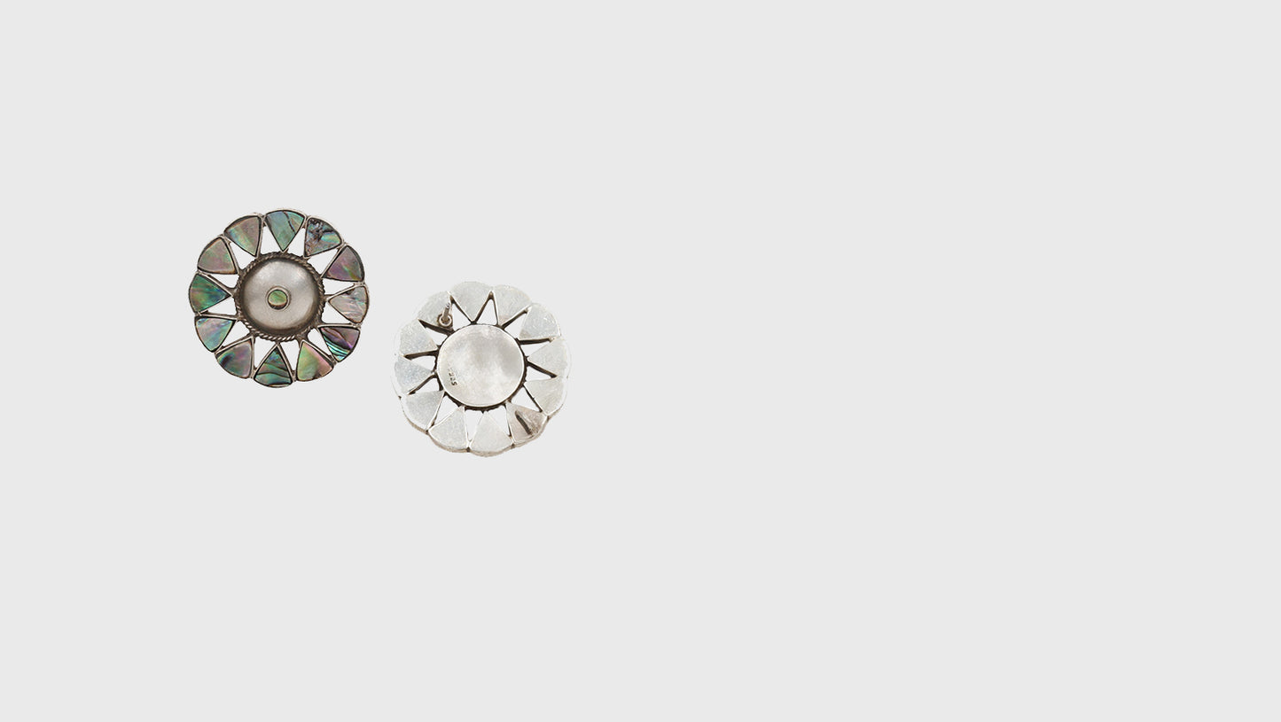 Delicate Beauty: Sangeeta Boochra Handcrafted Silver Studs