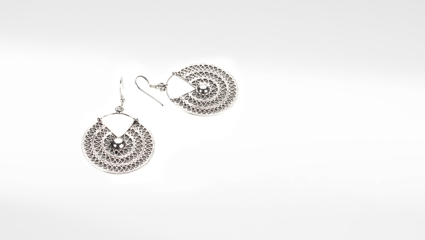 Sangeeta Boochra Silver Earrings