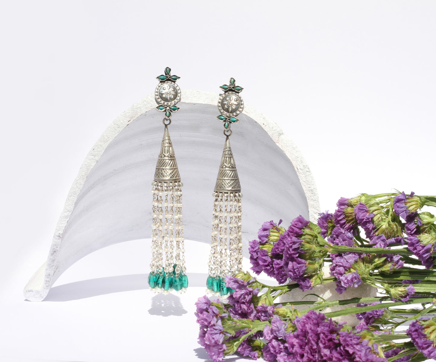 Sangeeta Boochra Silver Earrings