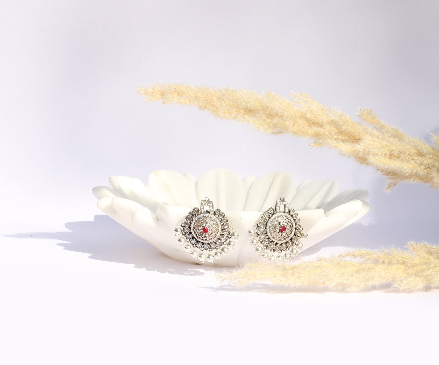 Sangeeta Boochra Silver Earrings