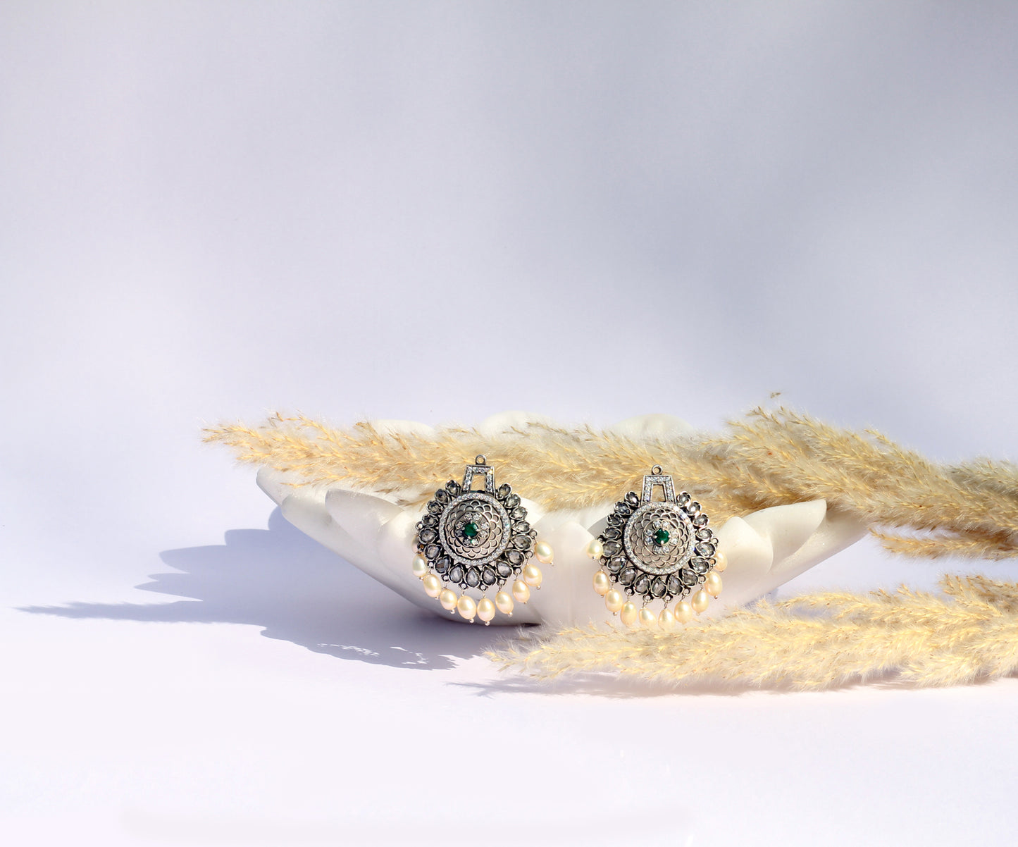 Sangeeta Boochra Silver Earrings