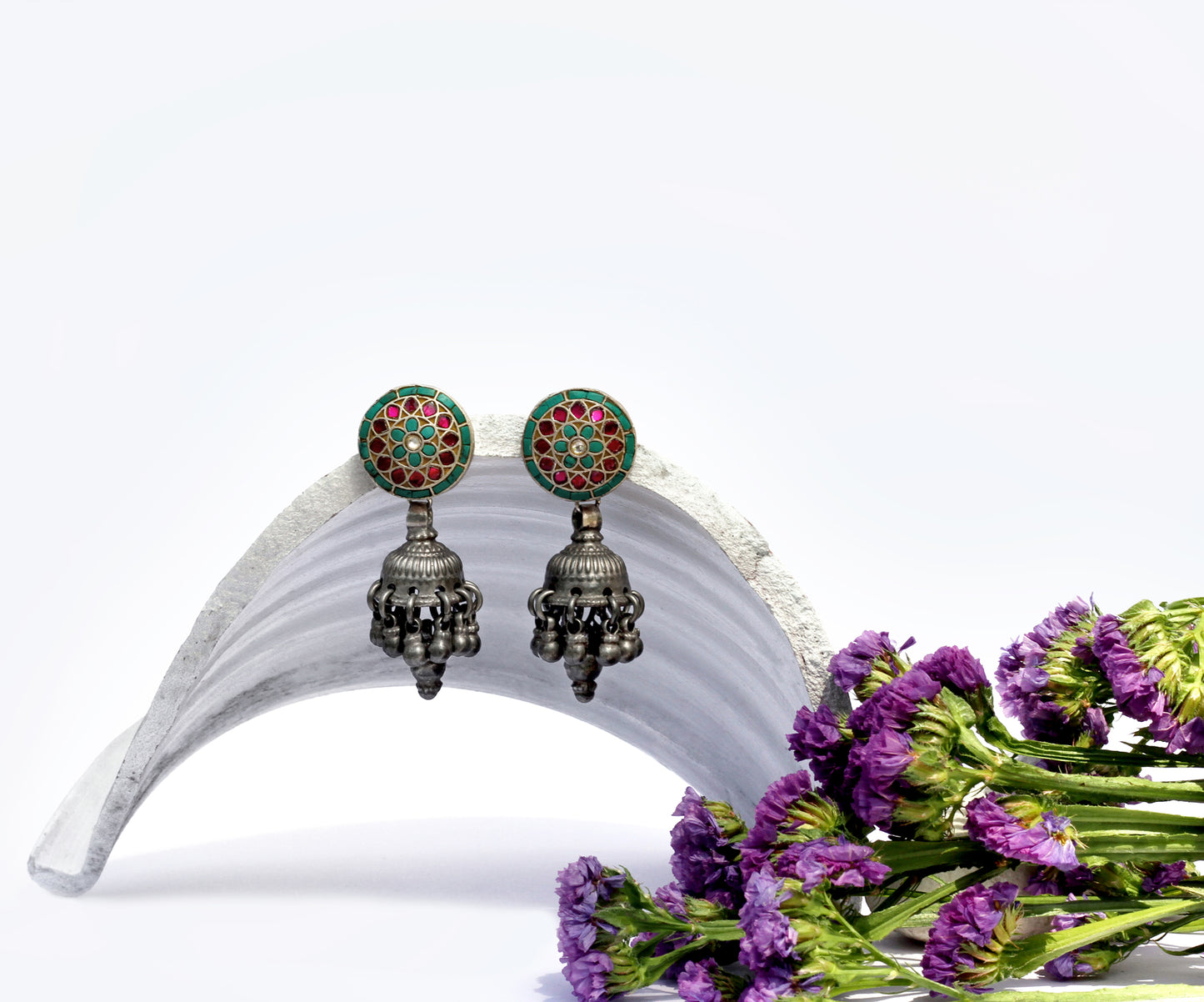 Sangeeta Boochra Silver Earrings