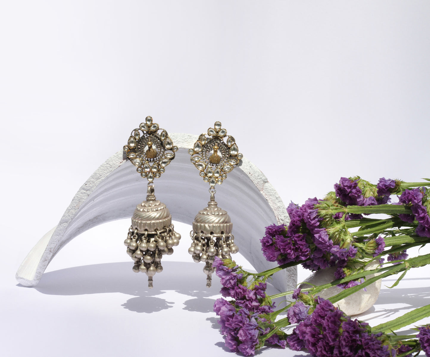Sangeeta Boochra Silver Earrings