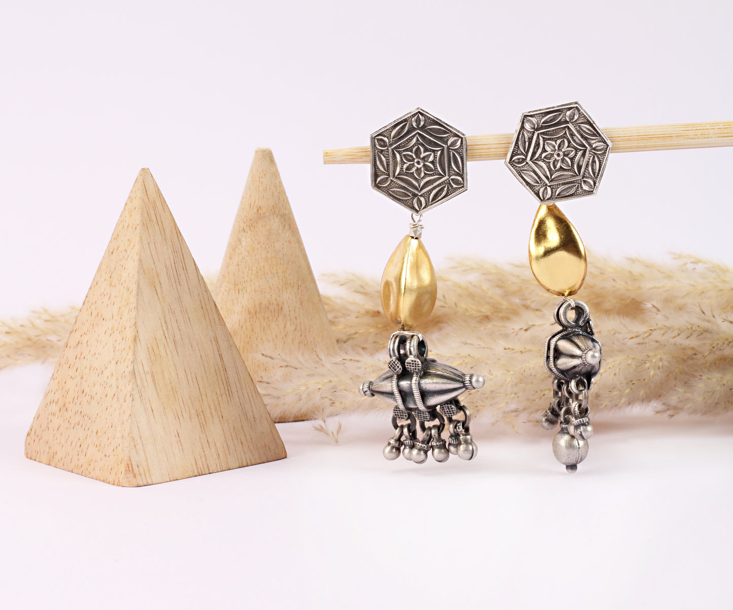 Sangeeta Boochra Silver Earrings