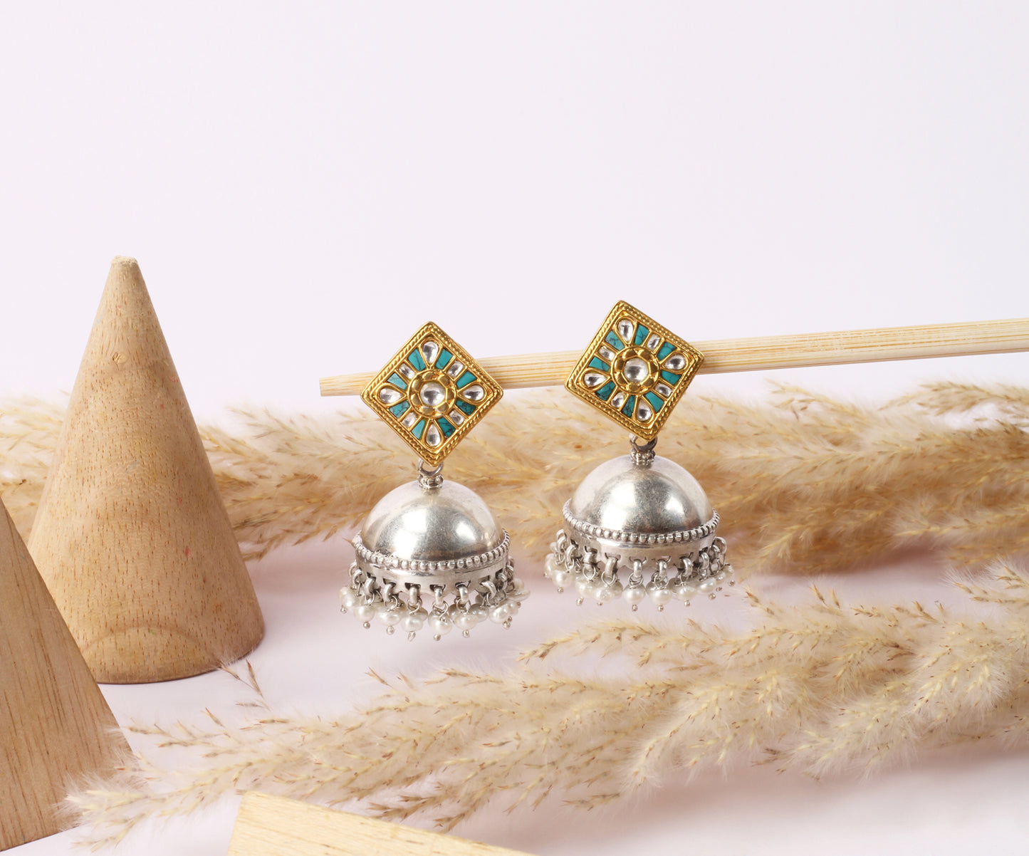 Sangeeta Boochra Silver Earrings