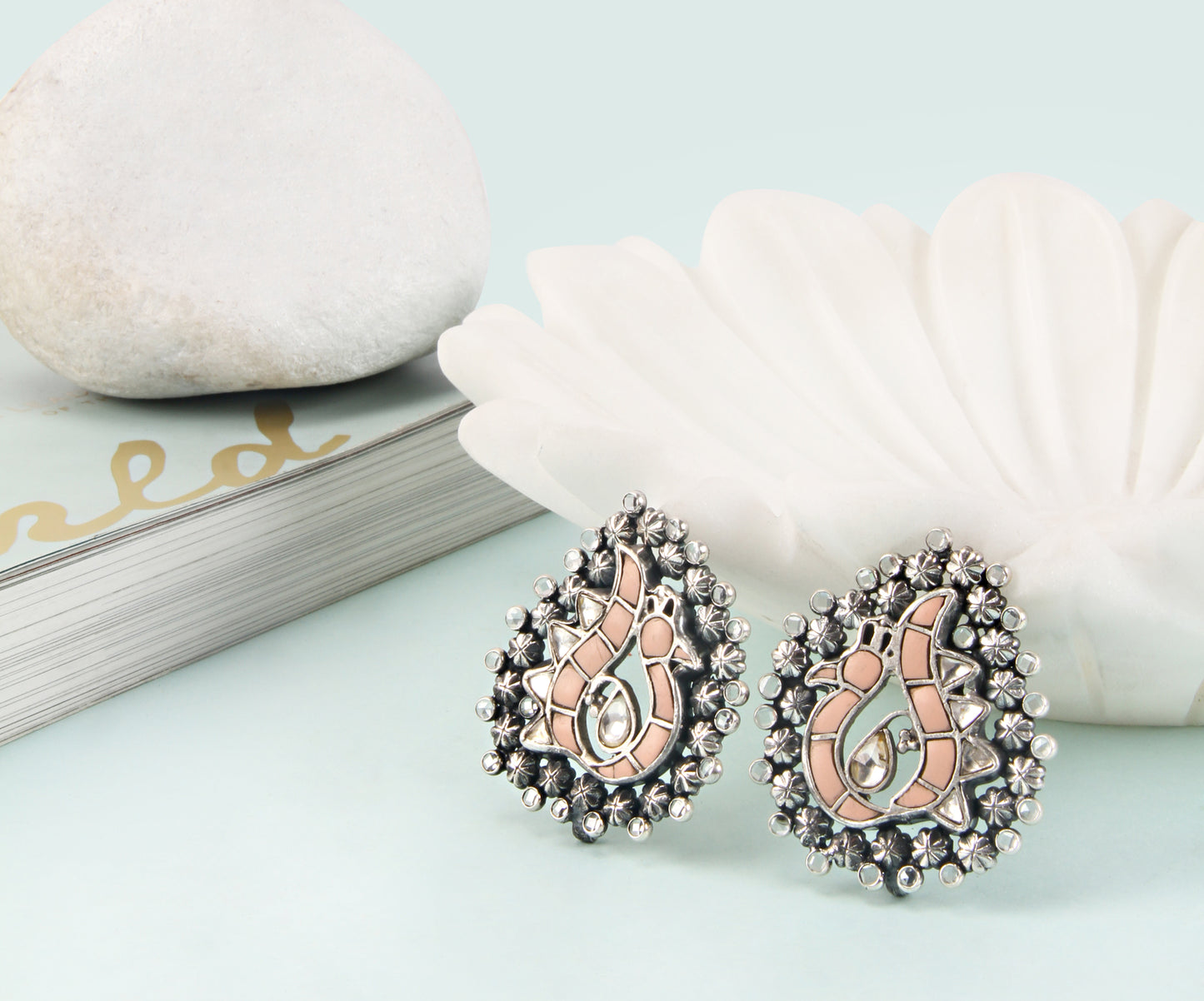 Sangeeta Boochra Silver Earrings