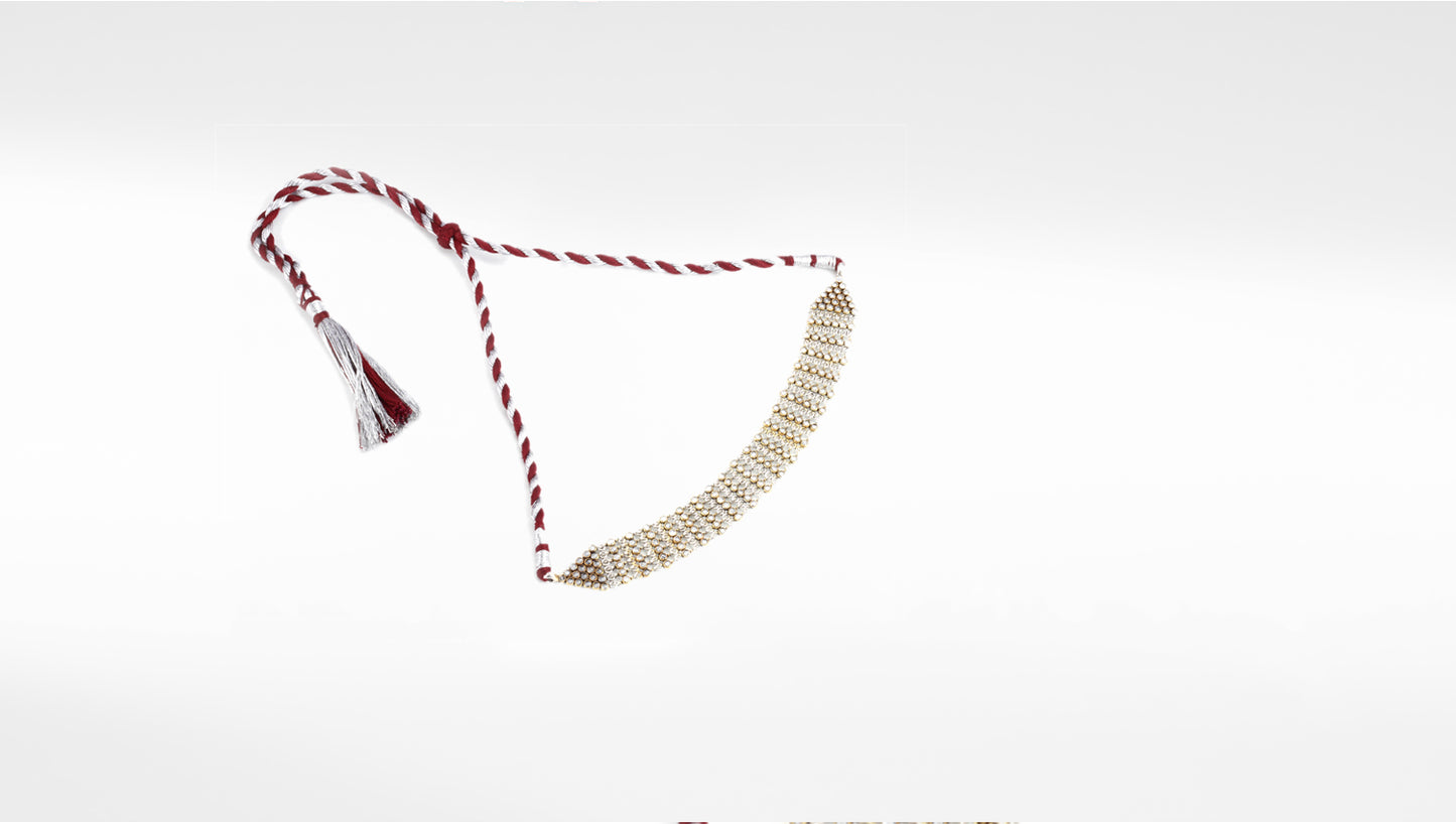 Classic Elegance: Sangeeta Boochra Silver Handcrafted Necklace