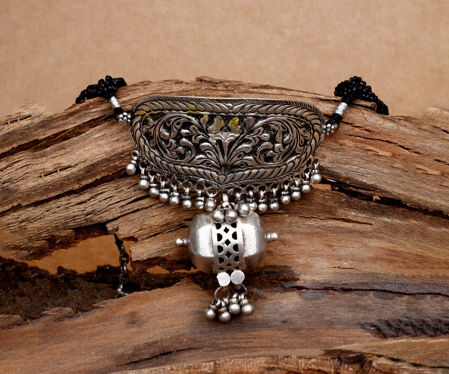 Mandaliya Silver Necklace