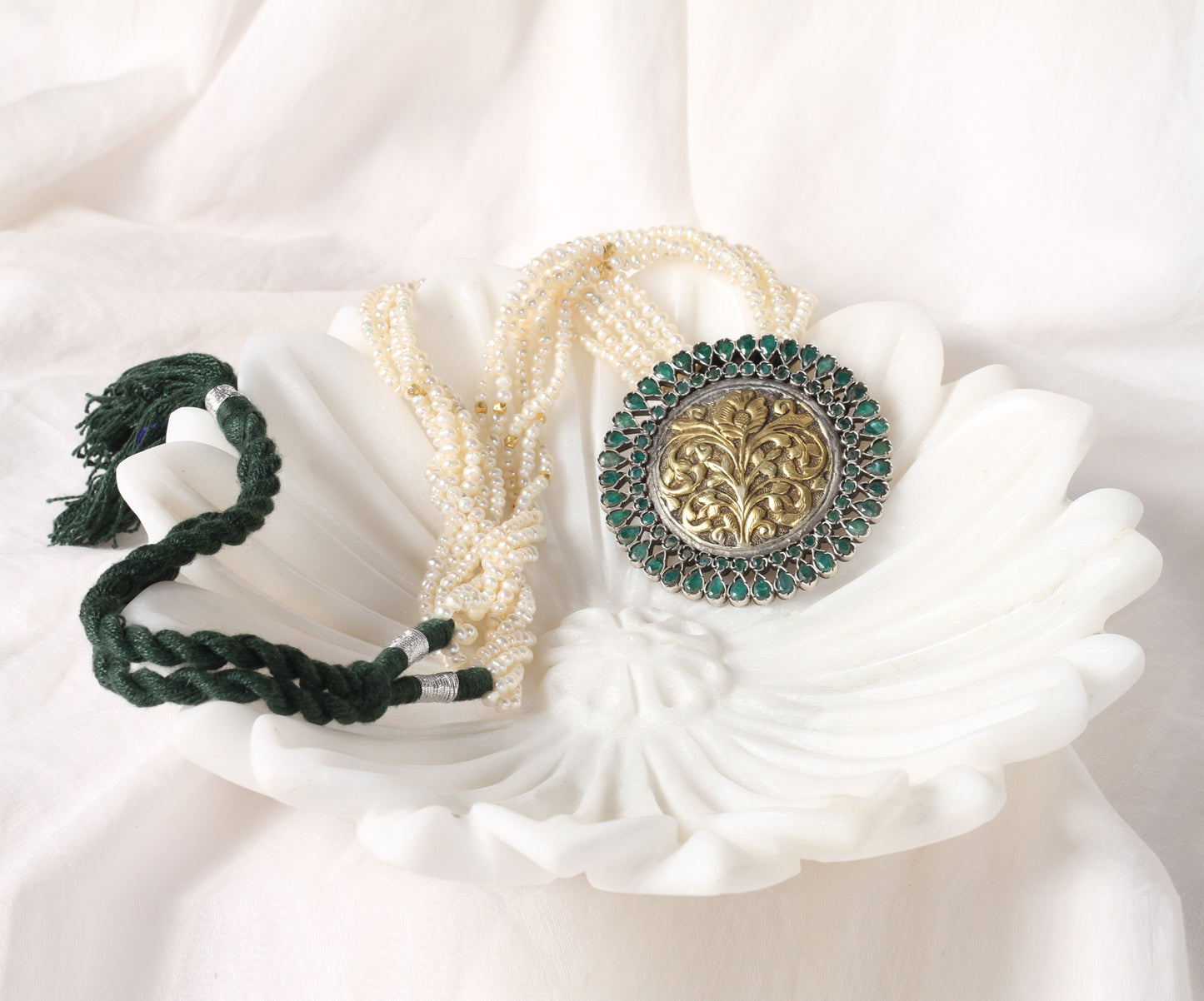 Sangeeta Boochra Silver Necklace