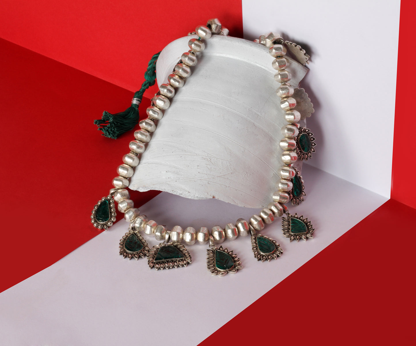 Sangeeta Boochra Silver Necklace