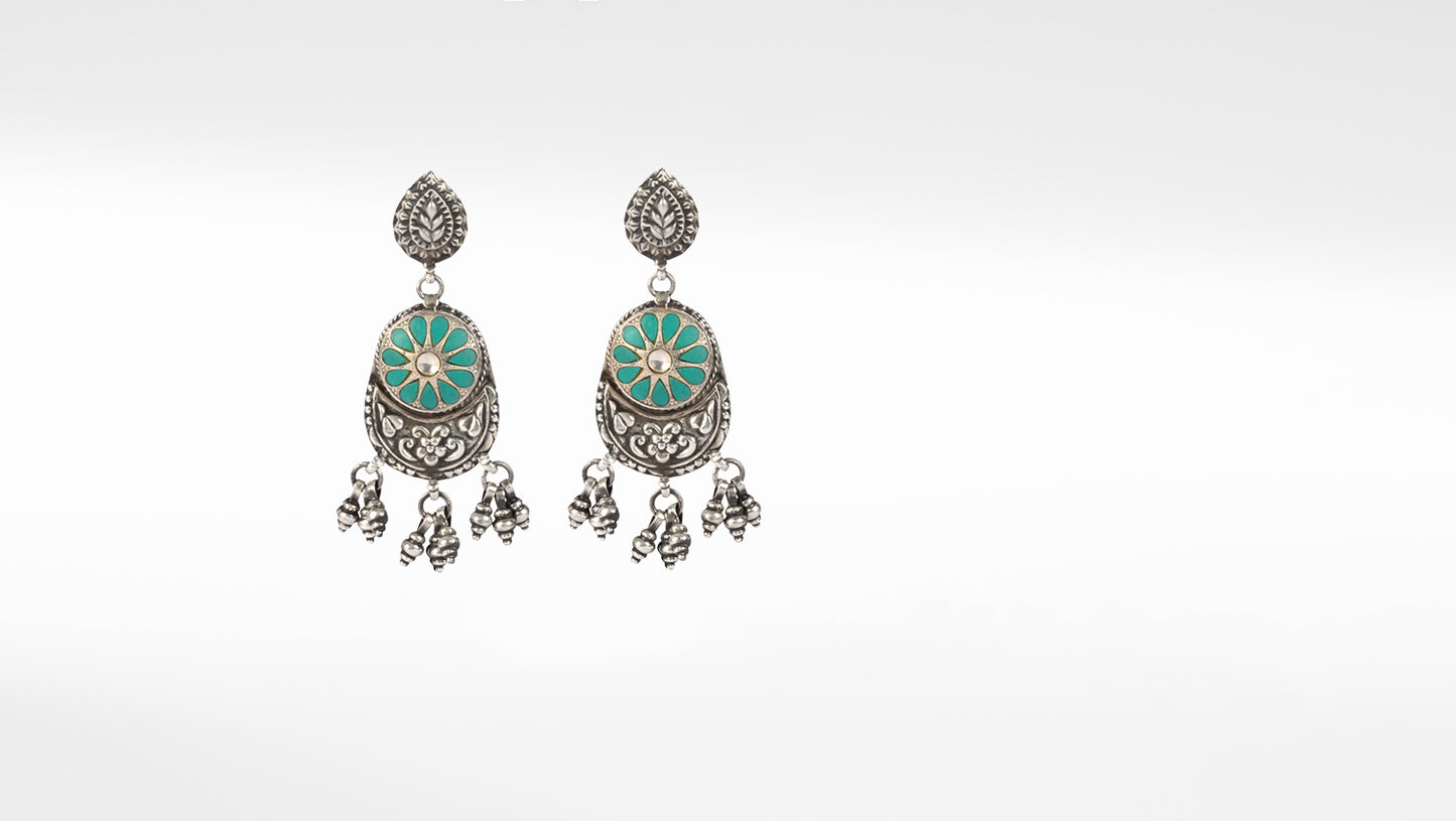 Sangeeta Boochra Silver Earrings