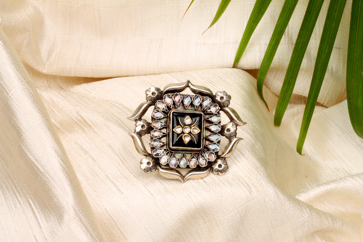 Sangeeta Boochra Silver Ring