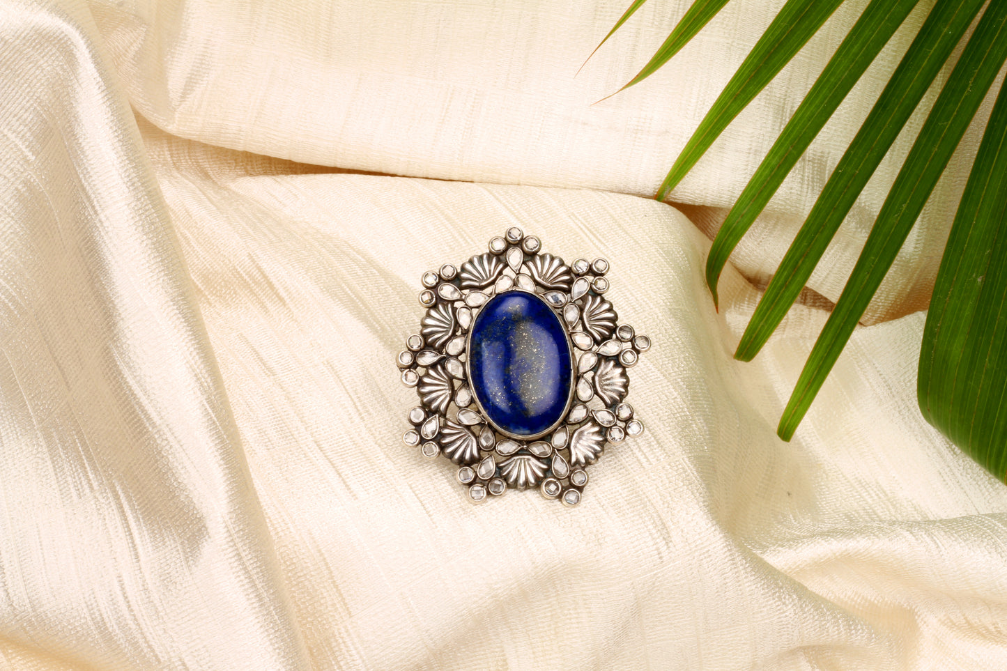 Sangeeta Boochra Silver Oxidised Adjustable Ring