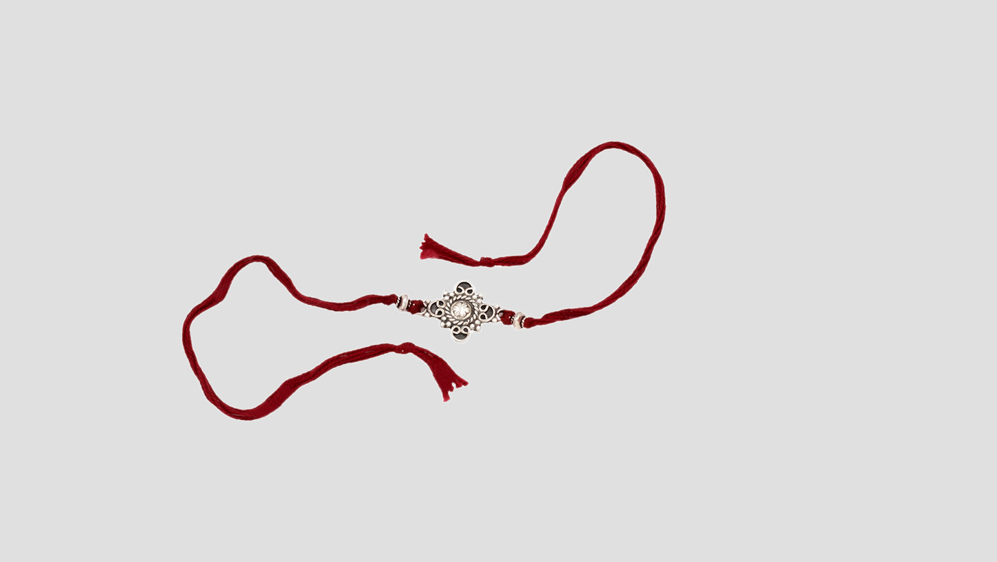 Timeless Silver Rakhi | Sangeeta Boochra