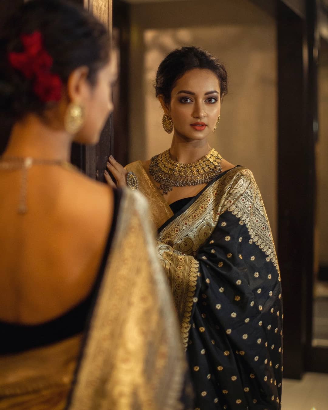 Shanvi Srivastava in Silver Jewellery