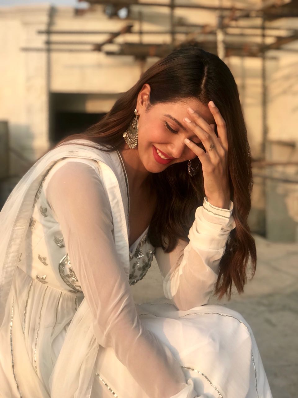 Sonam Bajwa in Earrings