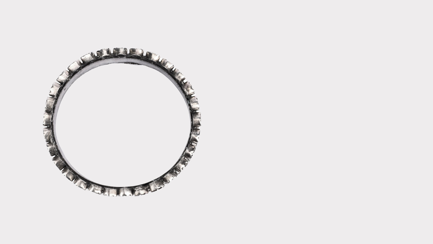 Silver Rubina Floral Bracelet