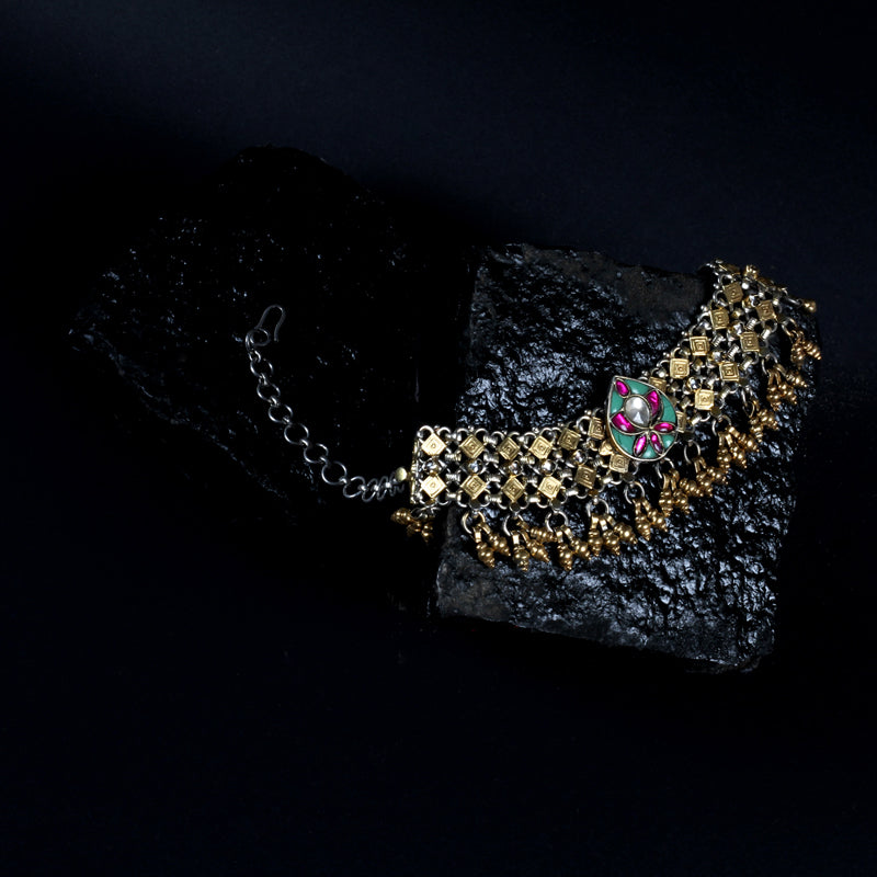 Gold Plated Silver Handmade Necklace