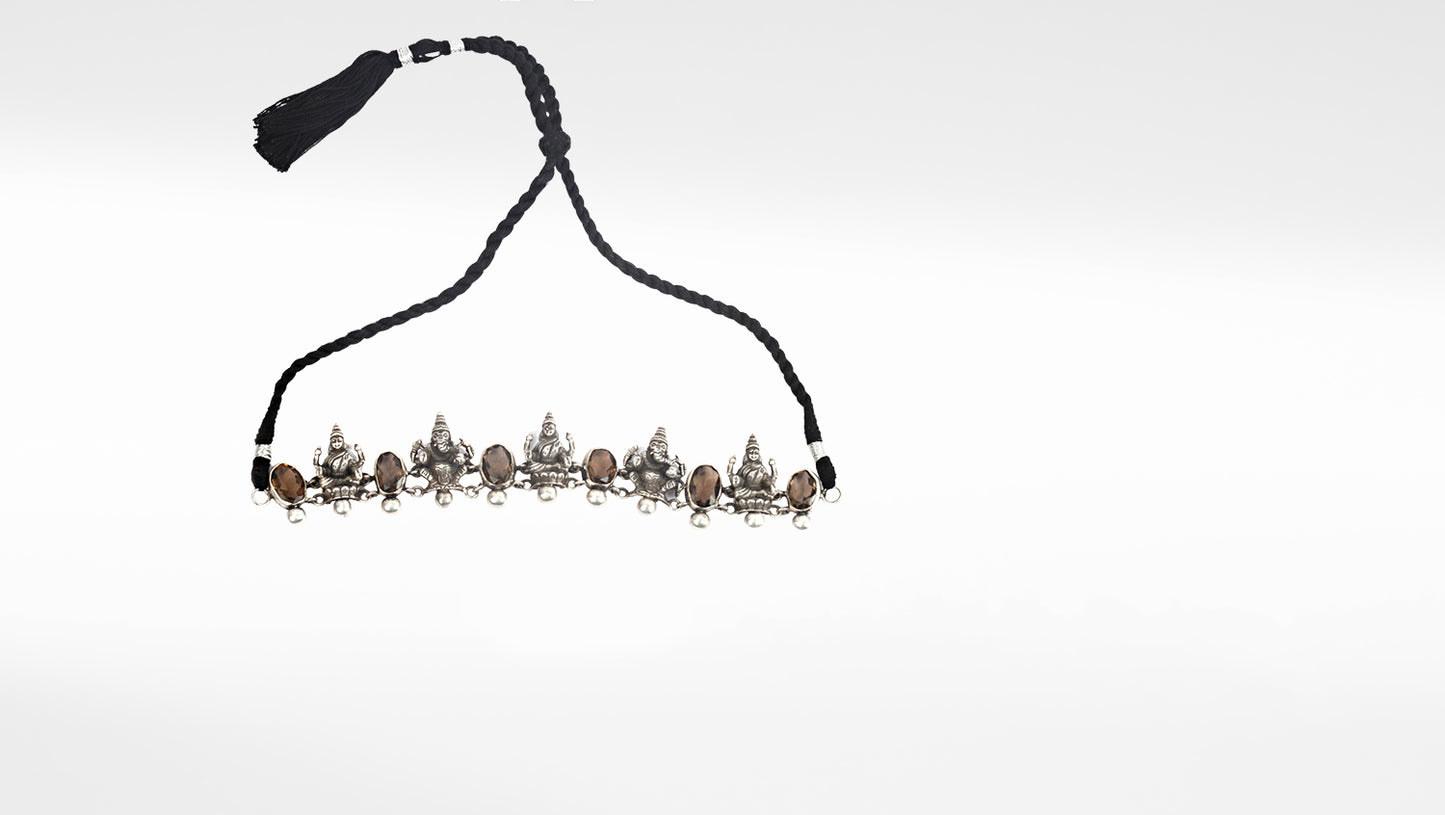 Sangeeta Boochra Tribal Silver Necklace
