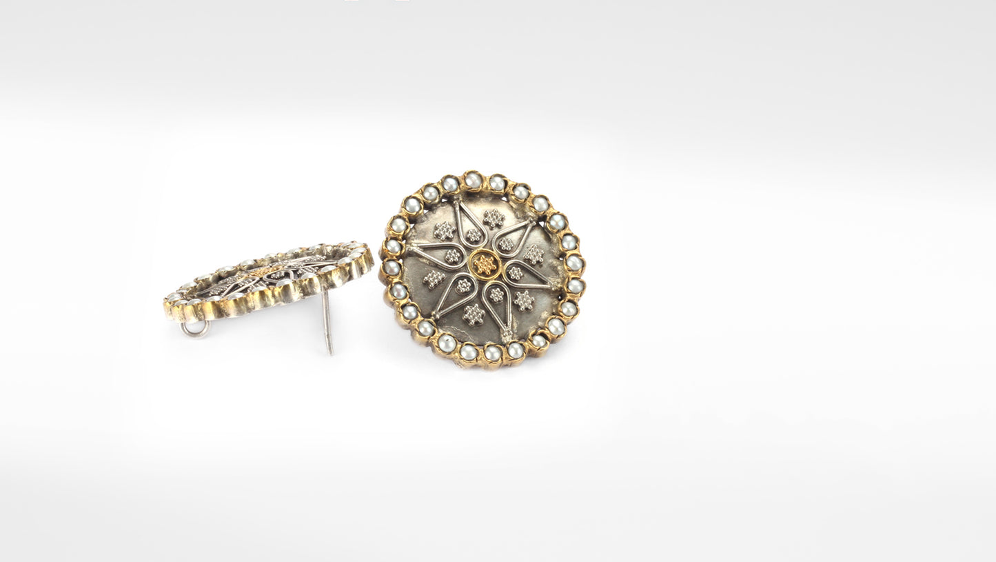 Sangeeta Boochra Silver Earrings