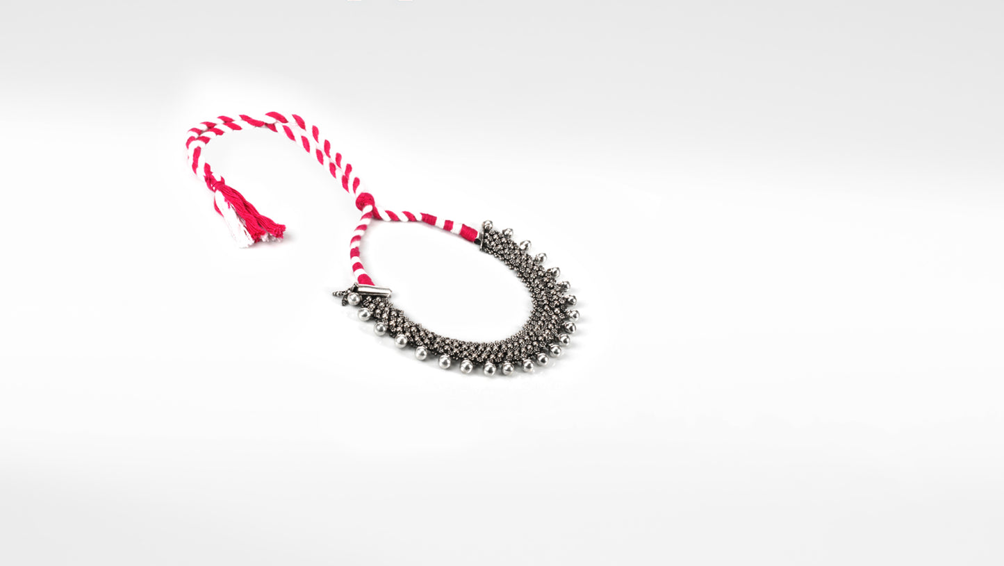 Sangeeta Boochra Silver Necklace