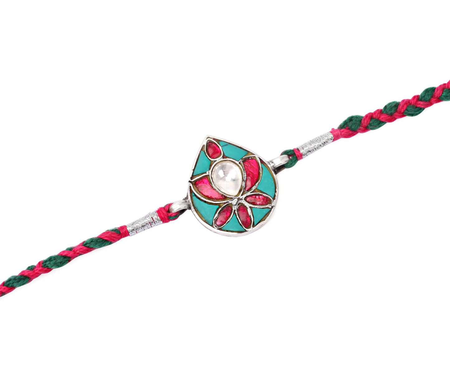 Sangeeta Boochra Silver Rakhi-Rakhi-Sangeeta Boochra