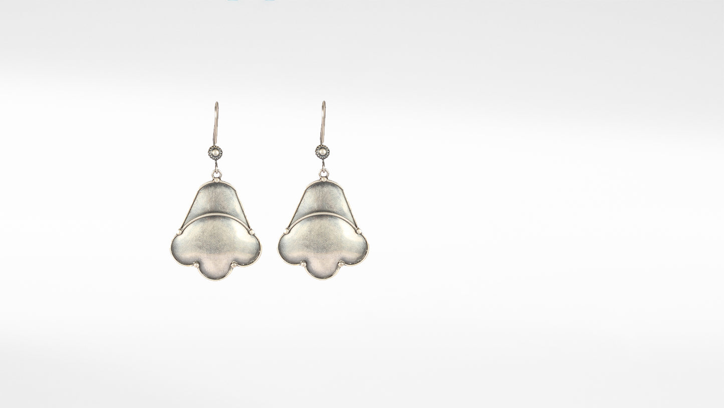 Sangeeta Boochra Tribal Silver Earrings