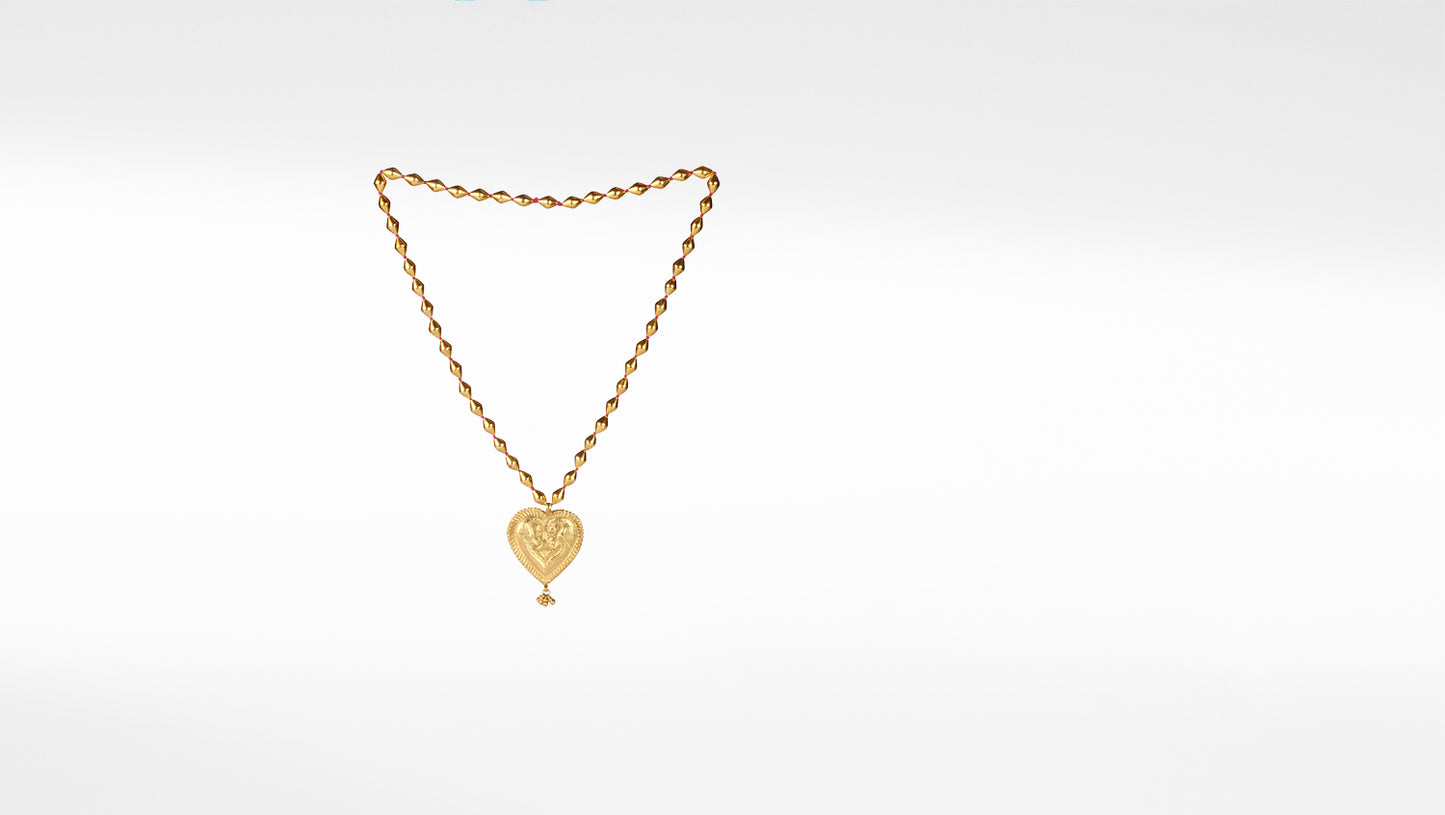 Sangeeta Boochra Gold Tone Silver Necklace