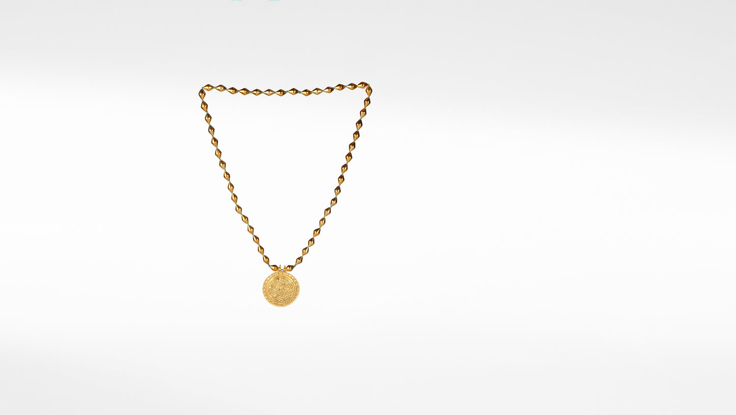 Sangeeta Boochra Gold Tone Silver Necklace