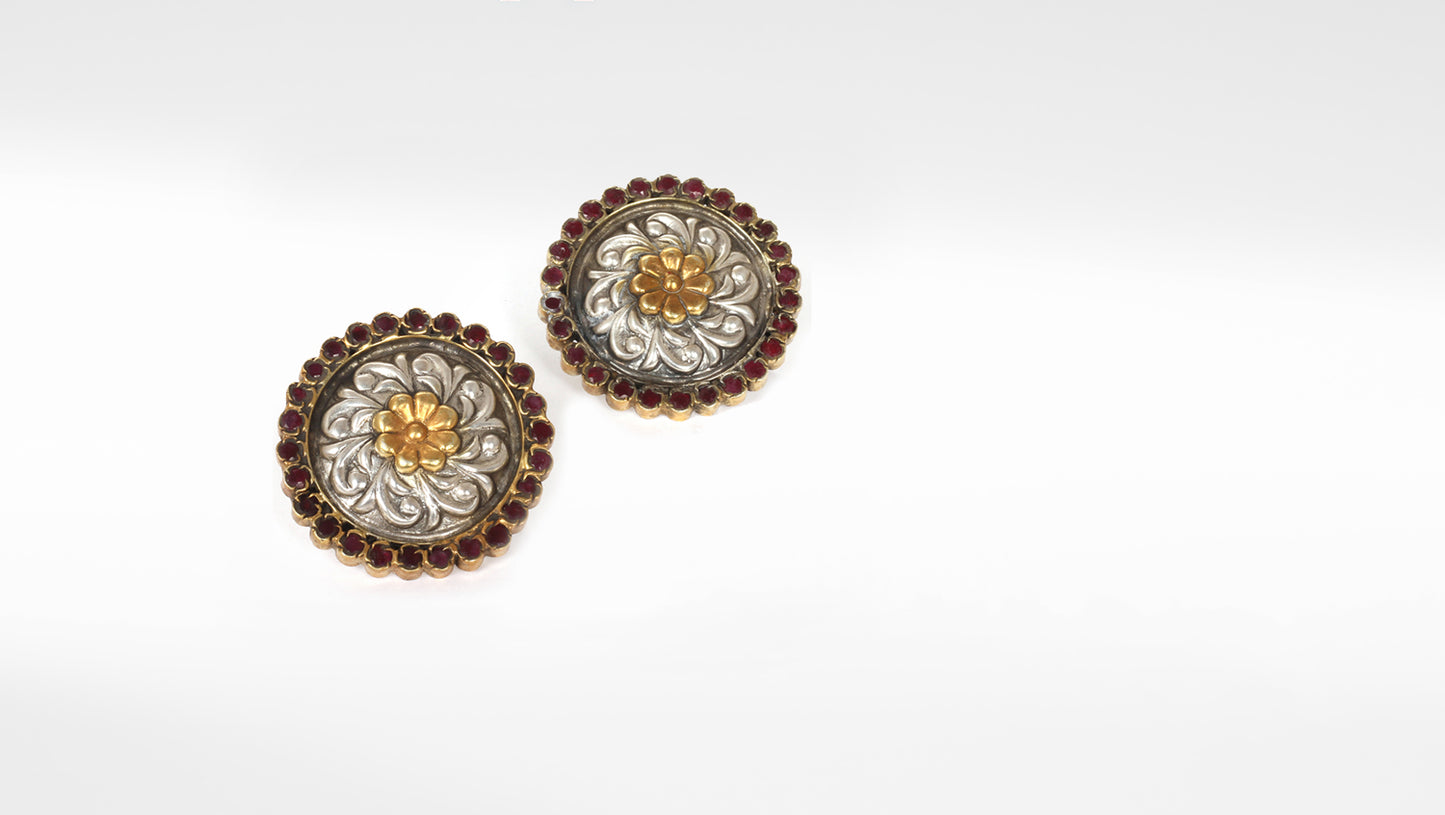 Sangeeta Boochra Silver Earrings