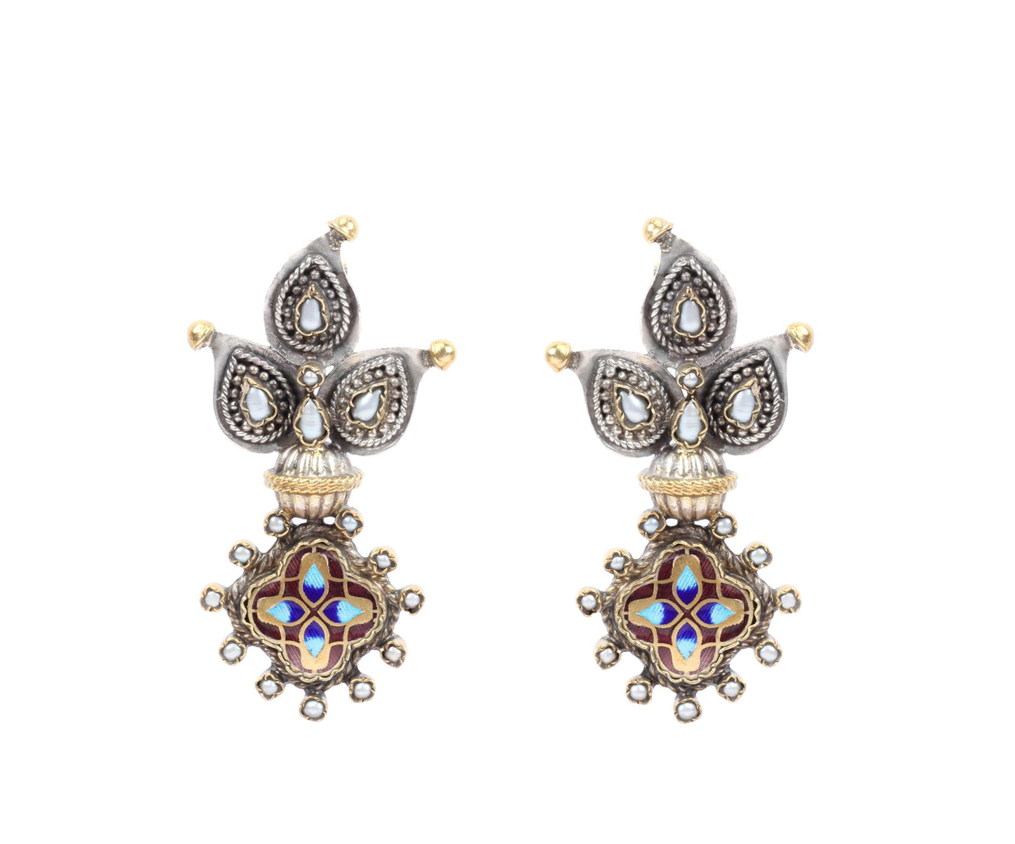 Sangeeta Boochra Silver Earrings-Earrings-Sangeeta Boochra