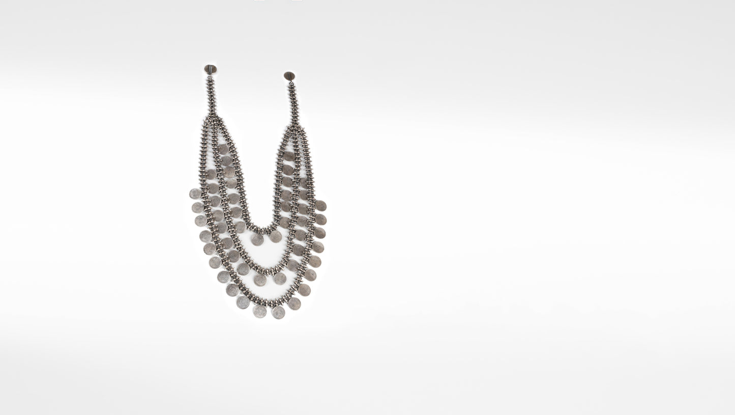 Carolina Silver Oxidised Necklace