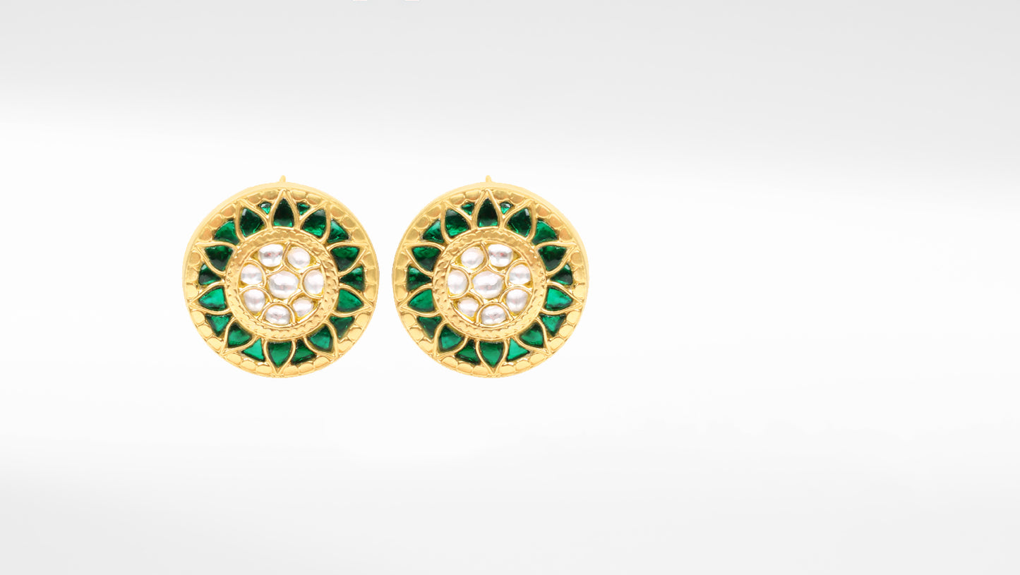 Sangeeta Boochra Gold Plated Earrings