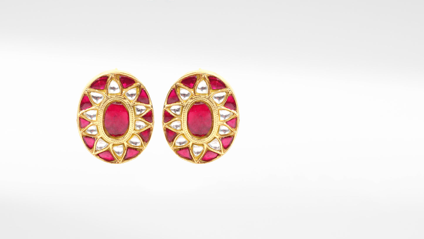 Sangeeta Boochra Gold Plated Earrings