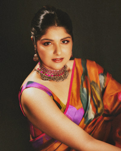 Anshula Kapoor In Sangeeta Boochra Silver Jewellery