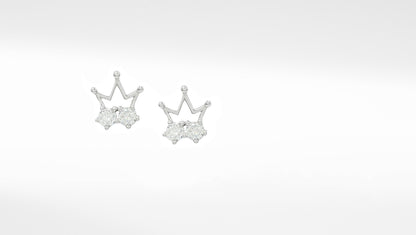 Sangeeta Boochra 925 Sterling Silver Jewelry Circular Cubic Zirconia CZ Stud Earring