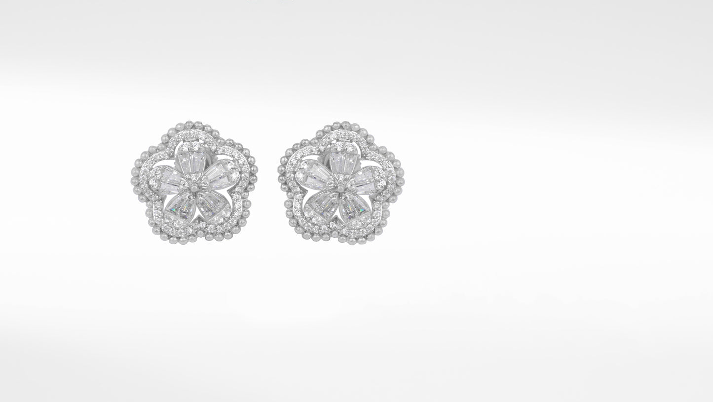 Fatima Floral Studs