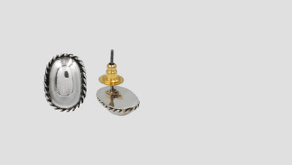 Heritage Charm Silver Studs by Sangeeta Boochra