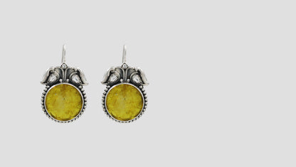 Royal Charm Silver Earrings by Sangeeta Boochra