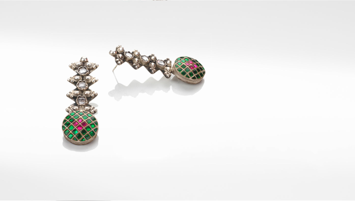 Sangeeta Boochra Silver Earrings