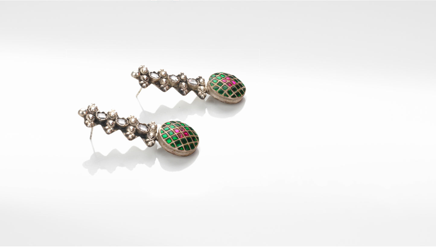 Sangeeta Boochra Silver Earrings