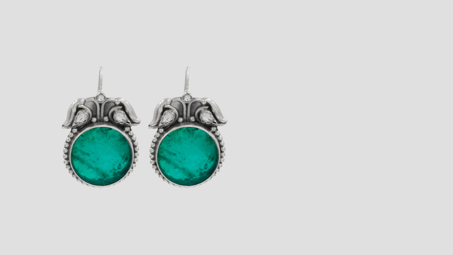 Signature Silver Earrings by Sangeeta Boochra