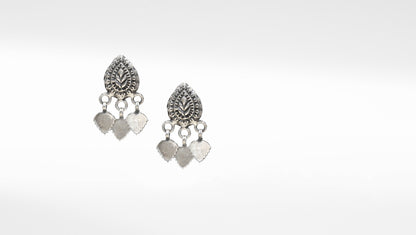 Sangeeta Boochra Silver Oxidized Handcrafted Earring