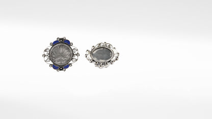 Silver Cosima Stud Earring