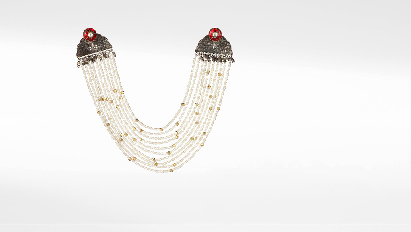 Sangeeta Boochra Silver Necklace