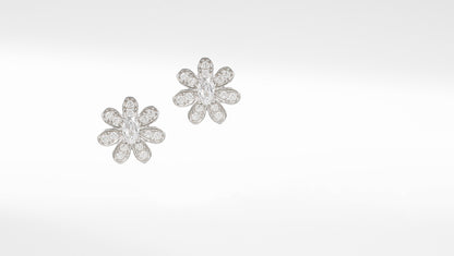 Mystic Aura CZ Stud Earrings